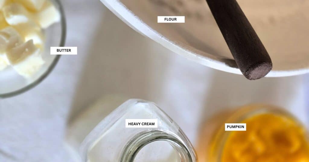 PUMPKIN SCONE INGREDIENTS