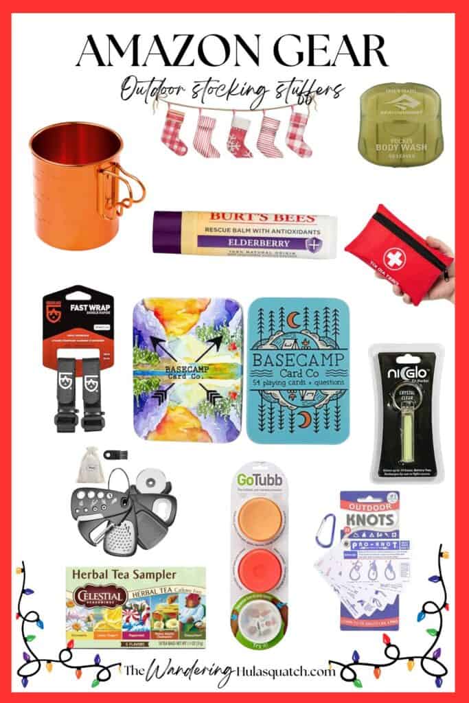 THIS IS AN IMAGE OF A PINTEREST PIN WITH A PICTURE OF EACH OF THE STOCKING STUFFERS IN THIS POST