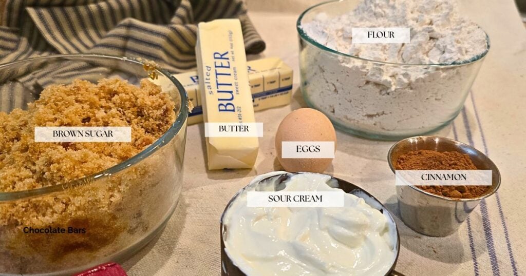 sour cream cinnamon roll ingredients