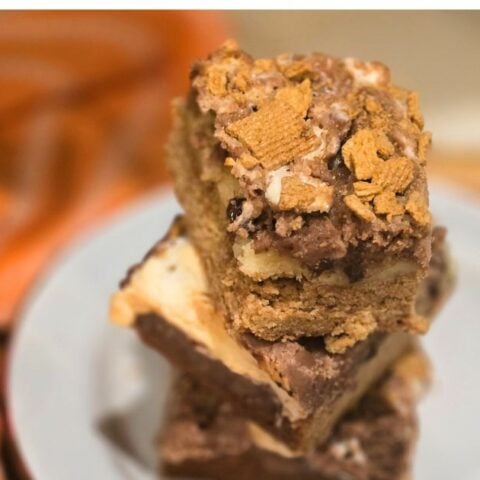 GOOEY S'MORES BAR RECIPE STACKED S'MORES BARS