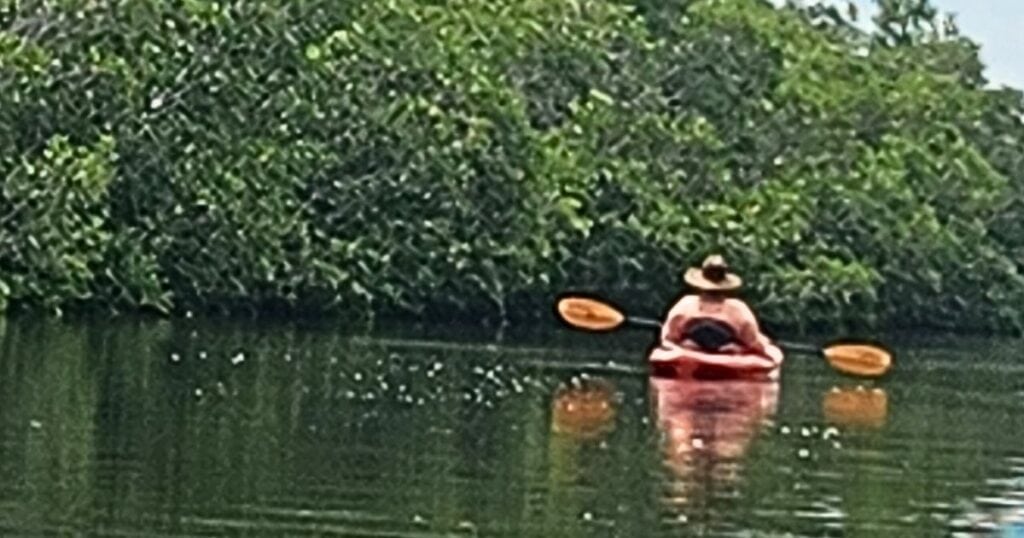 Florida Keys state park kayaking at John Pennekamp